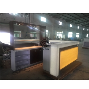 Modern Illuminated Bar Countertop