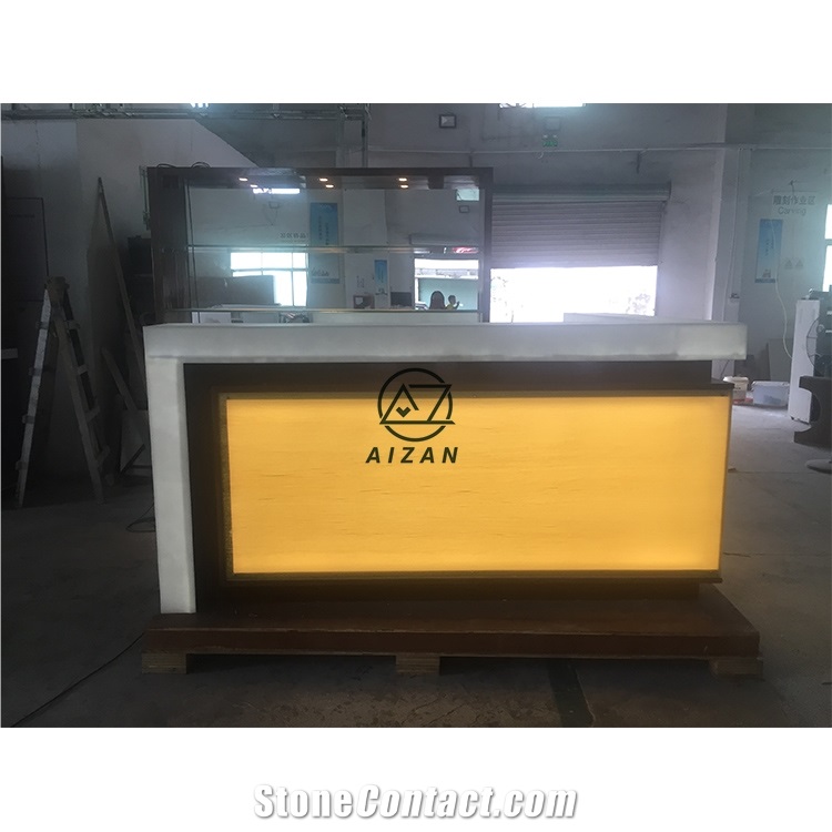 Modern Illuminated Bar Countertop