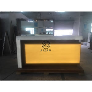 Modern Illuminated Bar Countertop