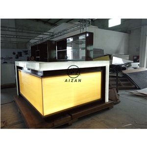 Modern Illuminated Bar Countertop