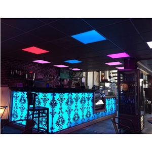 Modern Led Restaurant Bar Counter Design
