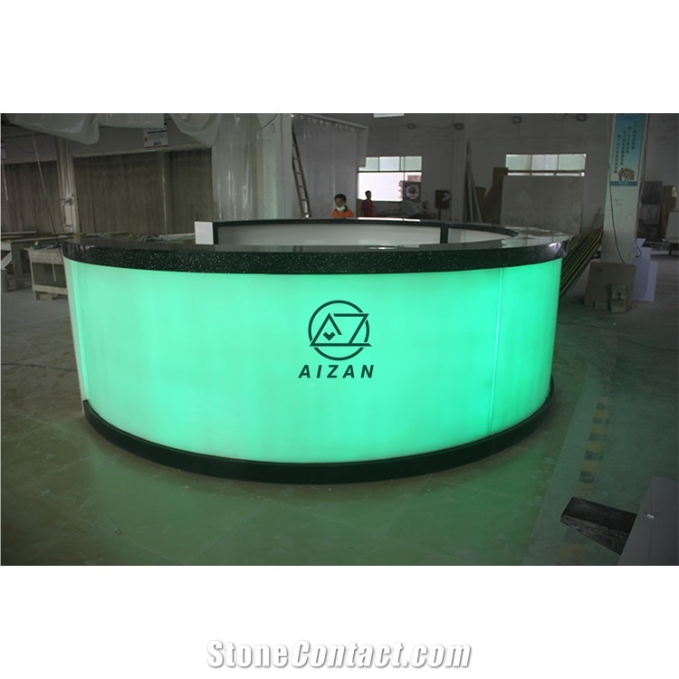 Modern Round Restaurant Bar Counter Top