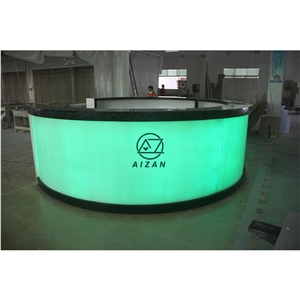 Modern Round Restaurant Bar Counter Top
