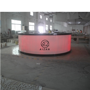 Modern Round Restaurant Bar Counter Top