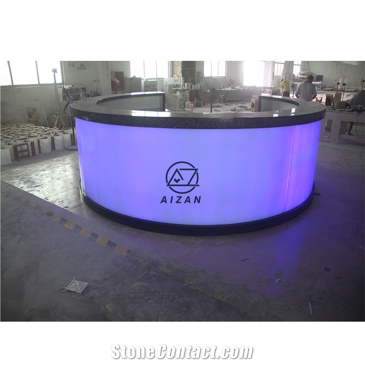 Modern Round Restaurant Bar Counter Top