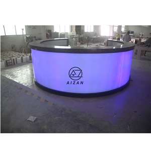 Modern Round Restaurant Bar Counter Top