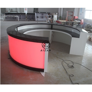 Modern Round Restaurant Bar Counter Top