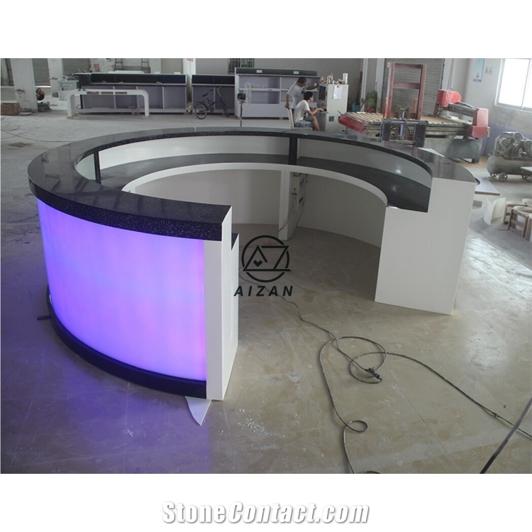 Modern Round Restaurant Bar Counter Top
