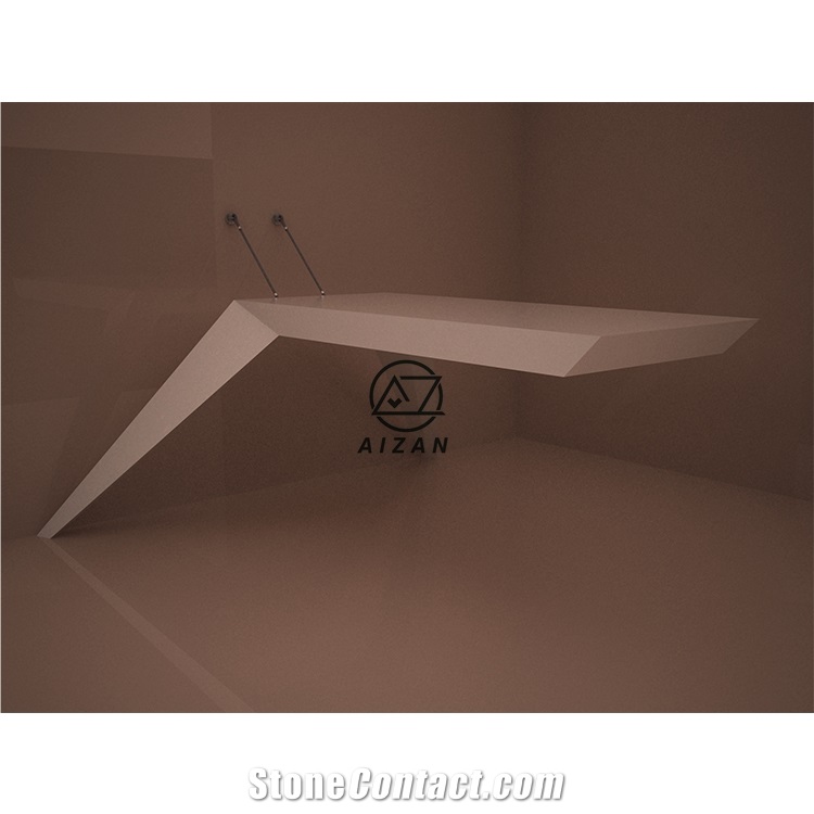 Modern White Office Table Custom Furniture