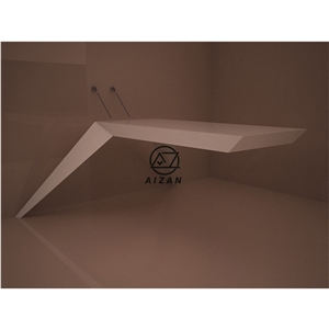 Modern White Office Table Custom Furniture