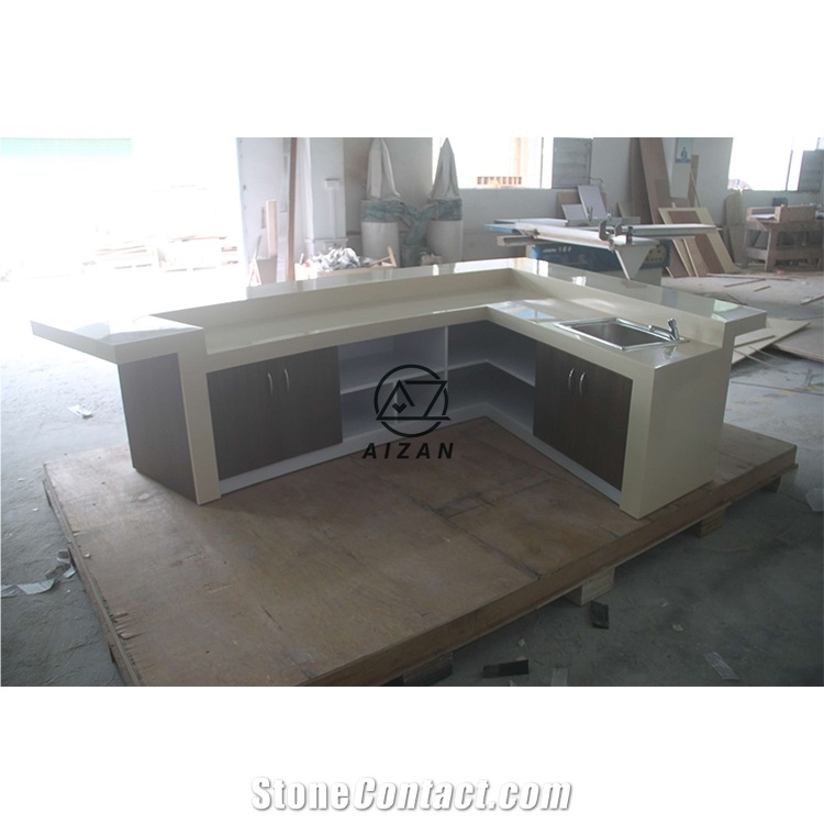 Modern Wine Club Bar Counter Top