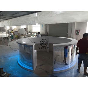 Restaurant Top Round Bar Counter Top