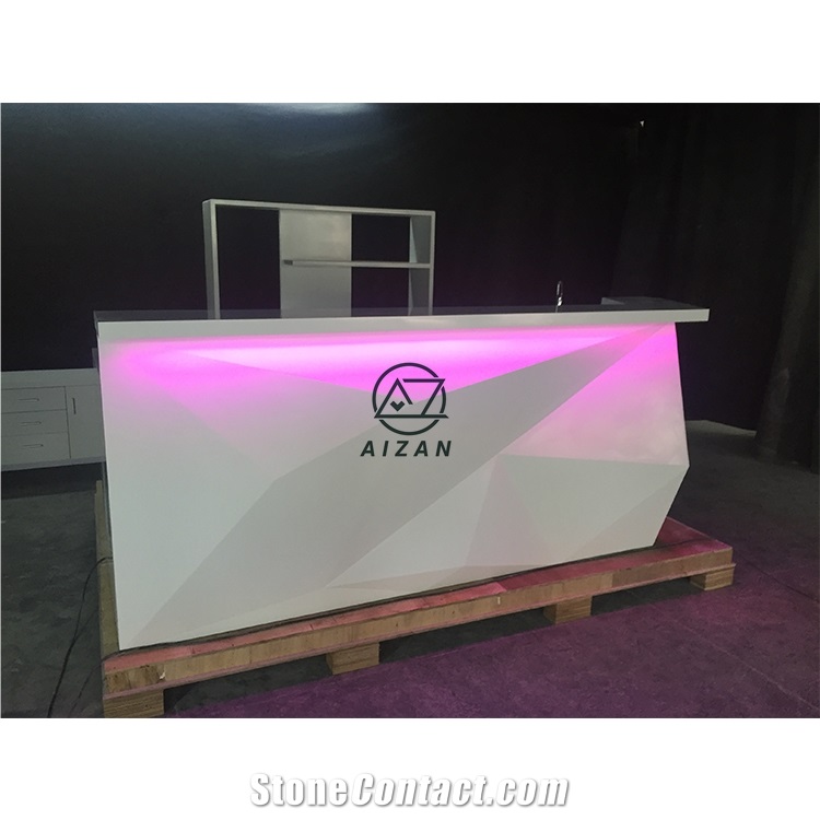 Solid Surface Bar Top Modern Club Bar Counter