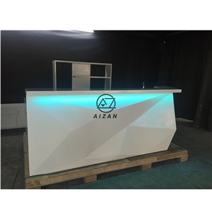 Solid Surface Bar Top Modern Club Bar Counter