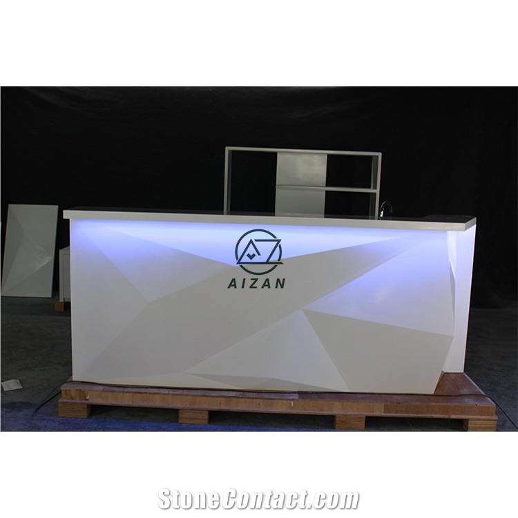 Solid Surface Bar Top Modern Club Bar Counter