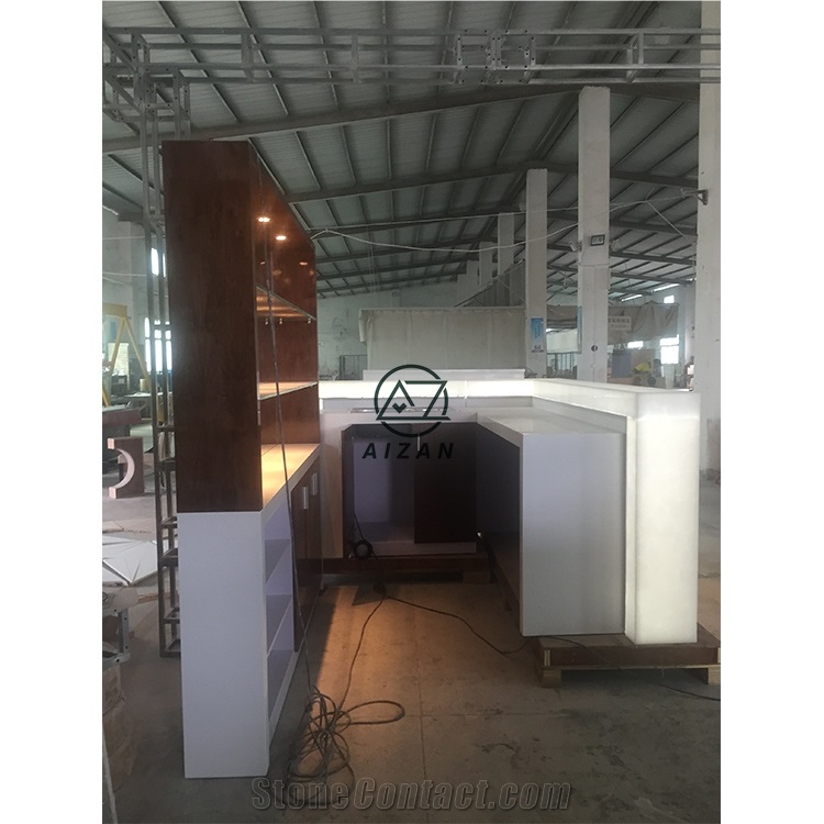 Solid Surface Club Bar Counter Top