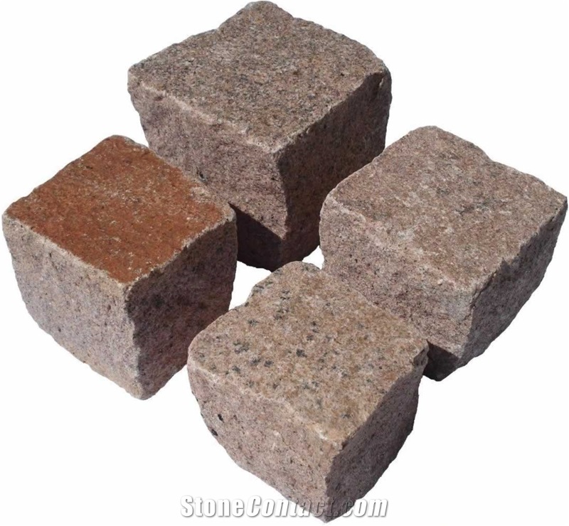 Sahara Gold Porphyry Cubes