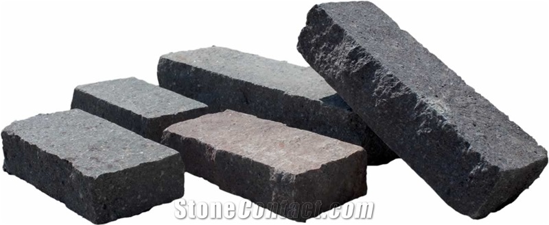 Trentino Grey Porphyry Binders, Kerbstone