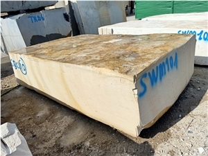 Beige Imperial Marble Blocks, Royal Thala Beige Marble Block