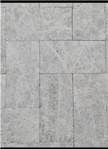 Afyon Silver Travertine Pool Pavers