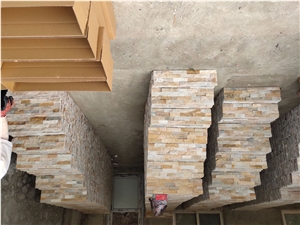 Rusty Slate Cement Culture Stone for Wall Cladding