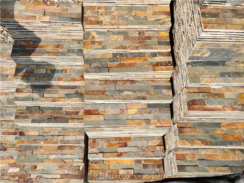 Rusty Slate Tiles for Exterior Flooring Paving
