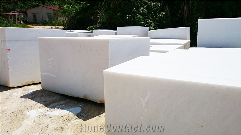 Viet Nam White Marble Blocks