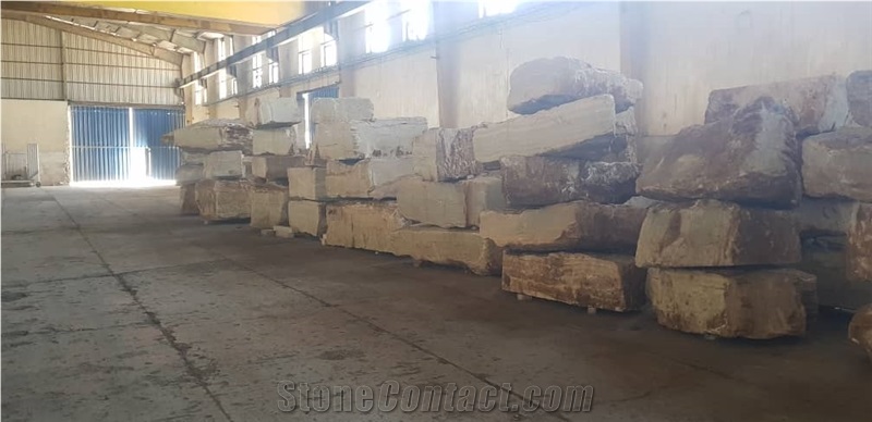 Iran Green Onyx Blocks and Iran Light Green Onyx Slabs