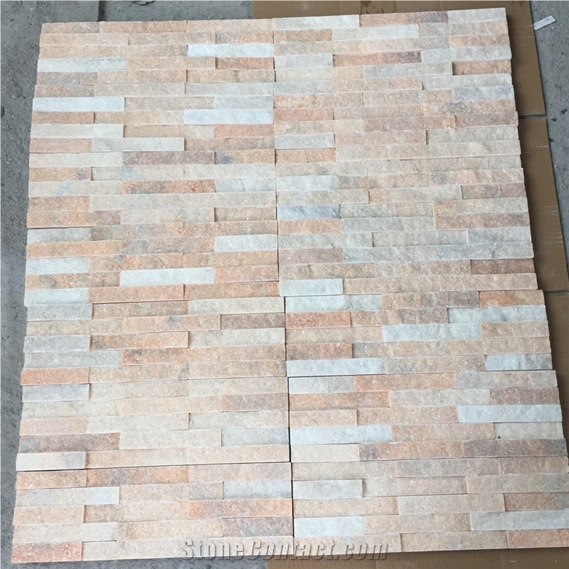 Crystal Yellow Quartzite Culture Stone Veneer