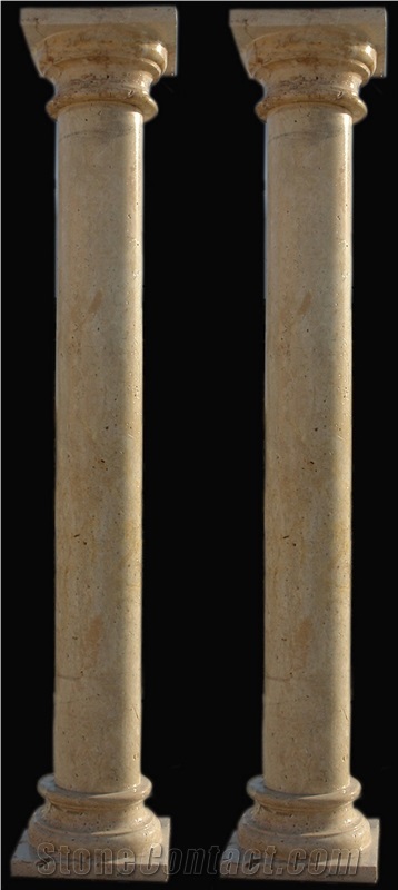 Customize Natural Marble Stone Column Roman
