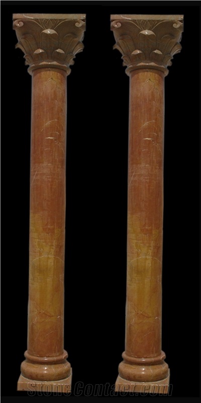Customize Natural Marble Stone Column Roman