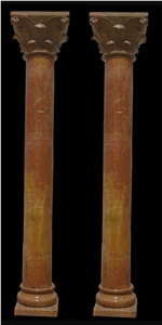 Customize Natural Marble Stone Column Roman