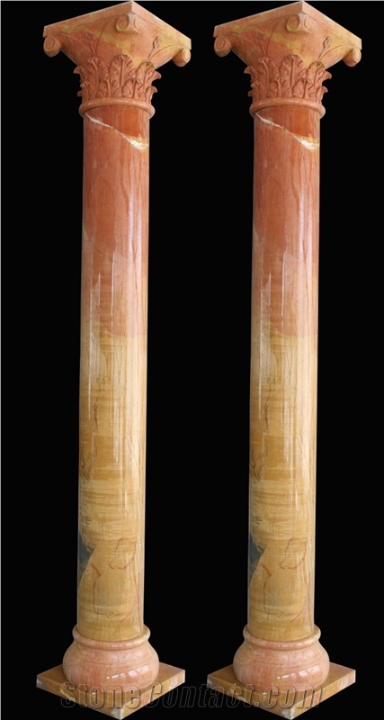 Customize Natural Marble Stone Column Roman