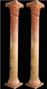 Customize Natural Marble Stone Column Roman