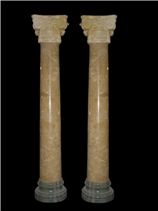 Customize Natural Marble Stone Column Roman