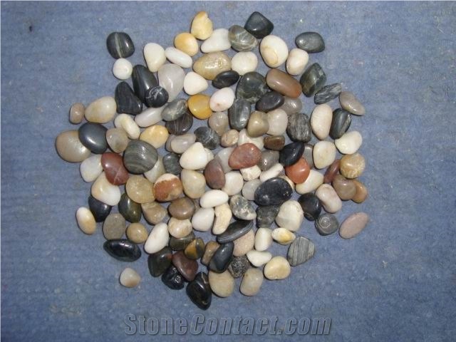 Mixed Color River Stone Cheap Stone Pebble