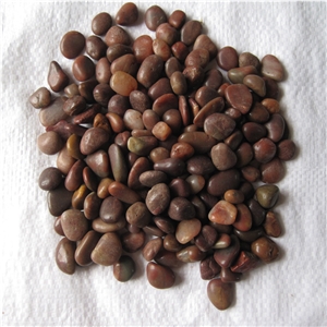 Red Washed River Stone ,Red Polished Pebble Stone