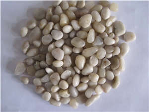 White Natural River Pebble Stone for Gardening