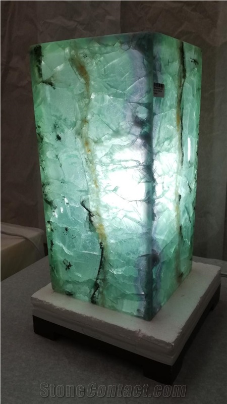Fluorite Lamp Prism 15x30cm Sku 25664