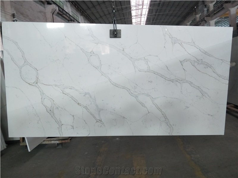 Calacatta Gold Silestone Quartz Countertop Slabs