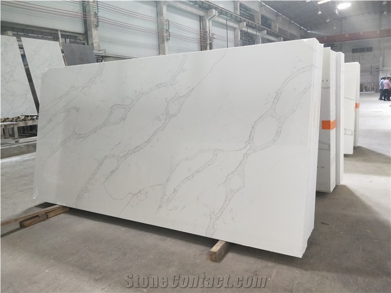 Calacatta Gold Silestone Quartz Countertop Slabs