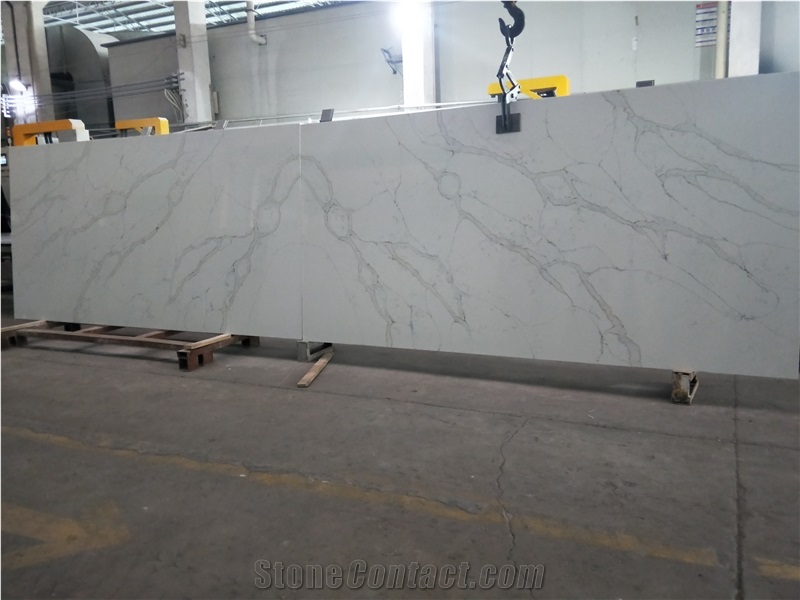 Calacatta Gold Silestone Quartz Countertop Slabs