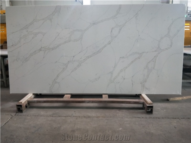 Calacatta Gold Silestone Quartz Countertop Slabs