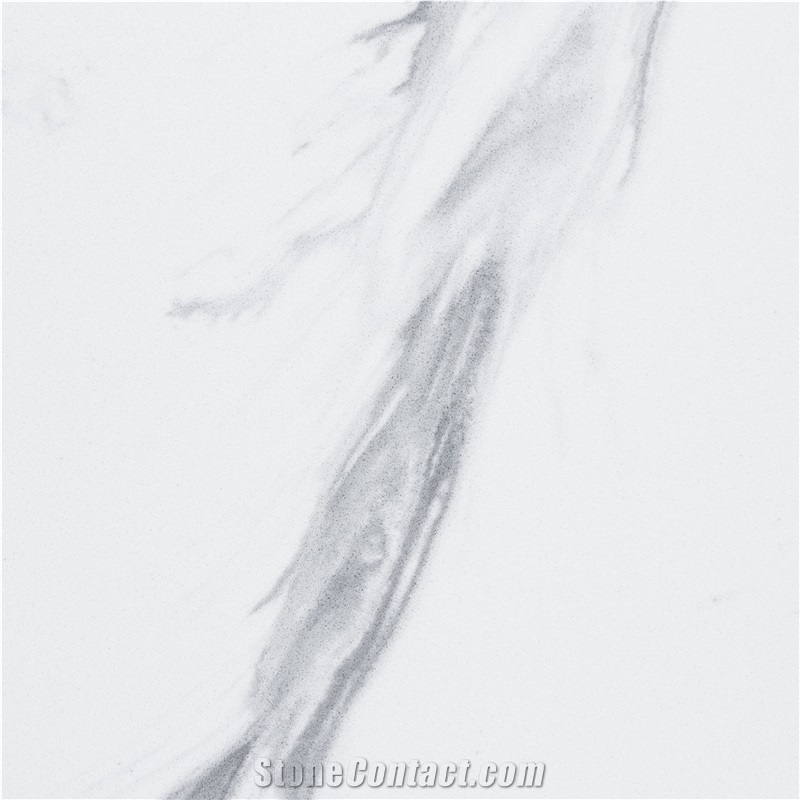 Calacatta Rocky Quartz Slabs for Countertops