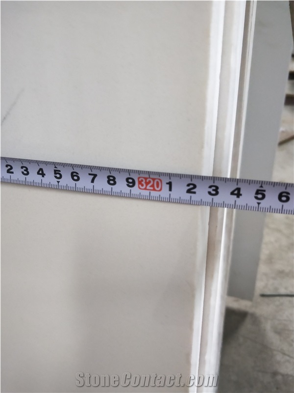 Engineered Calacatta White Laza Quartz Slabs