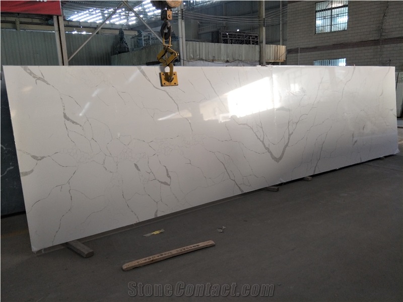 Engineered Quartz Calacatta White Laza Slabs