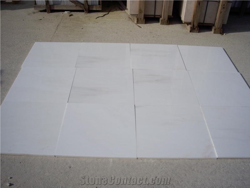 Thassos Marble Poloished Slabs Tiles, Greece White