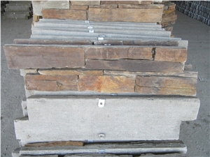 Rusty Slate Cement Back Stacked Stone Veneer