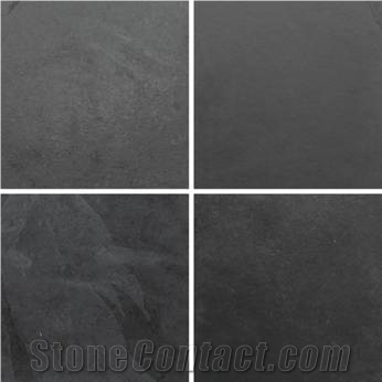 Brazil Montauk Black Slate Tiles & Slabs