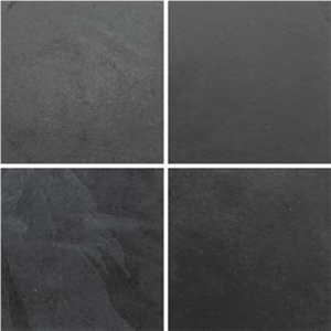 Brazil Montauk Black Slate Tiles & Slabs